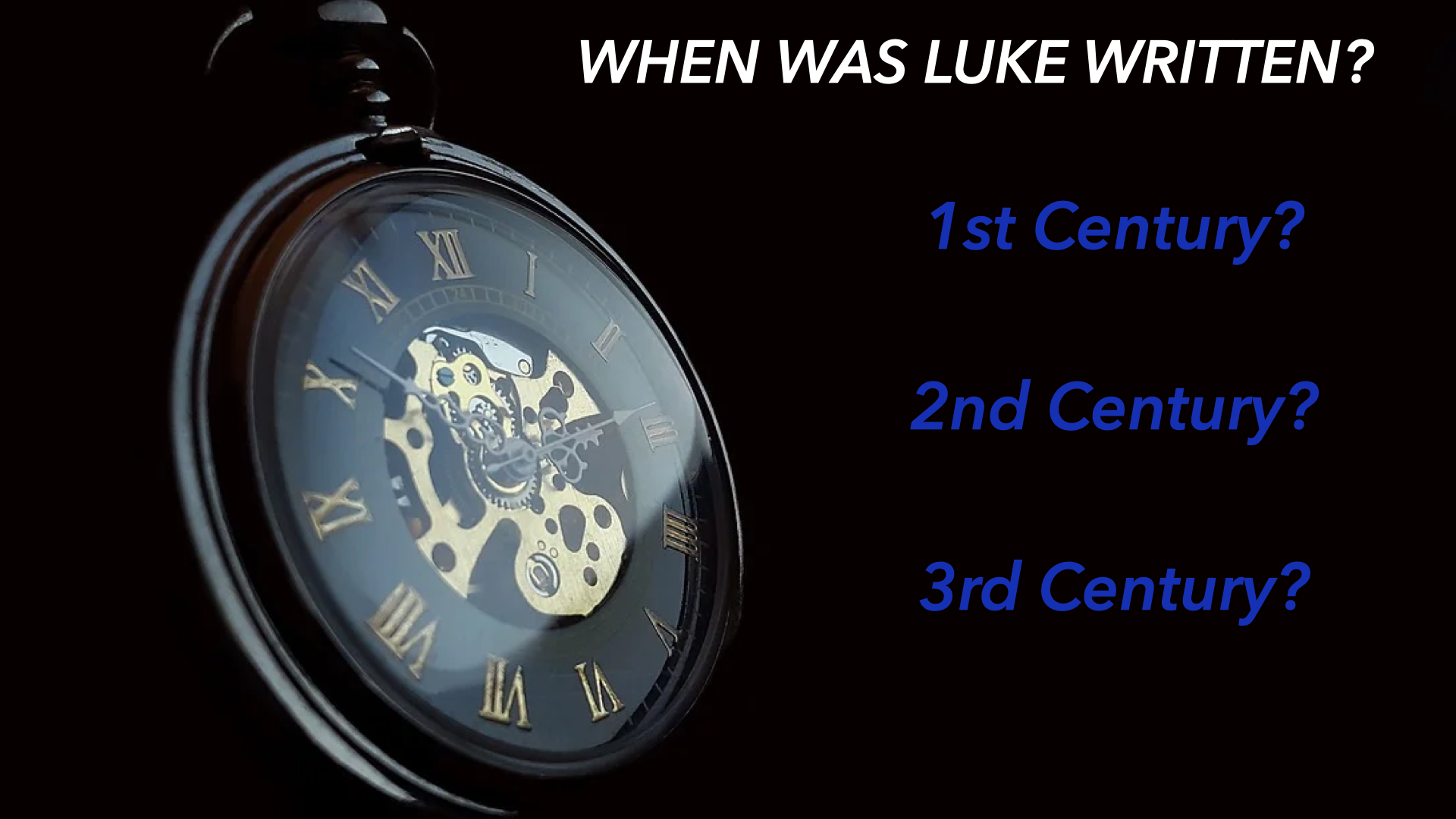 When was the Gospel of Luke written?