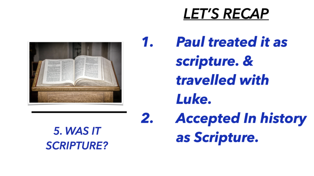 Introduction to Luke's Gospel (Pillar 5 recap)