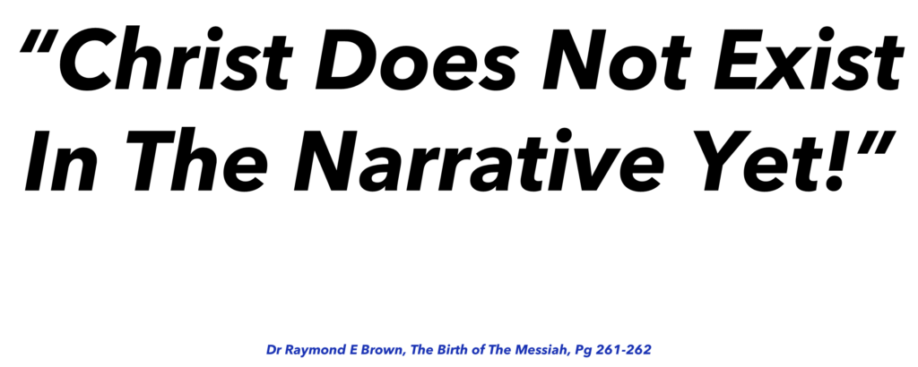 jesus not in the narrative