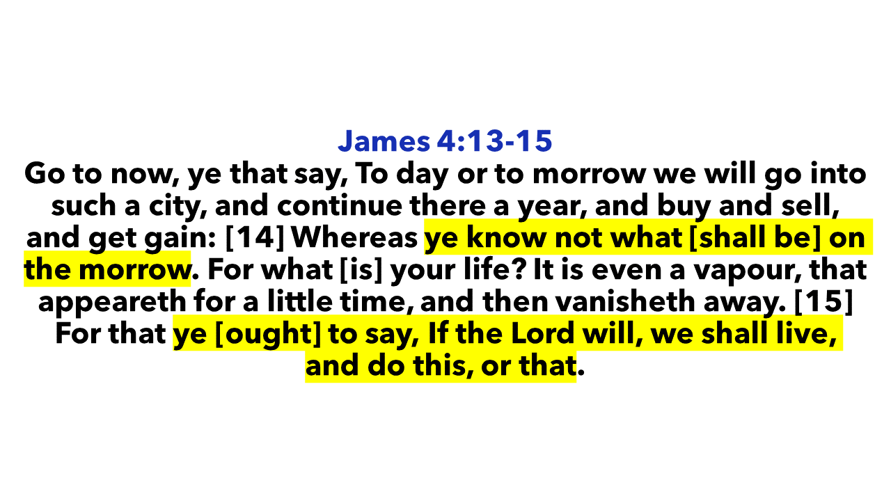 James 4:13-15