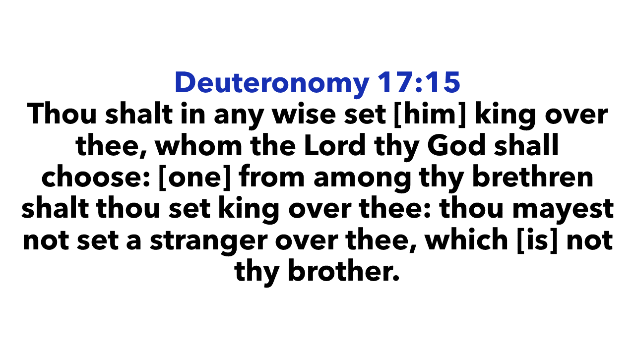 Deuteronomy 17:15