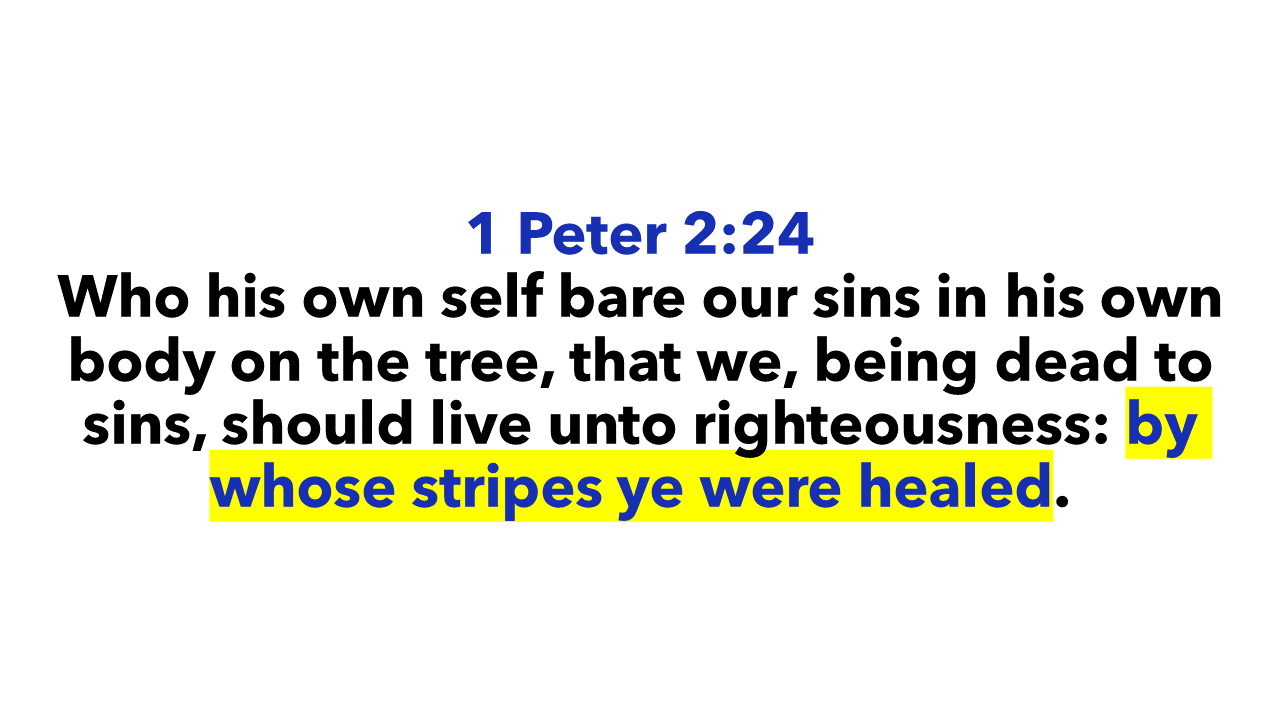 Peter Quotes By his stripes we are healed