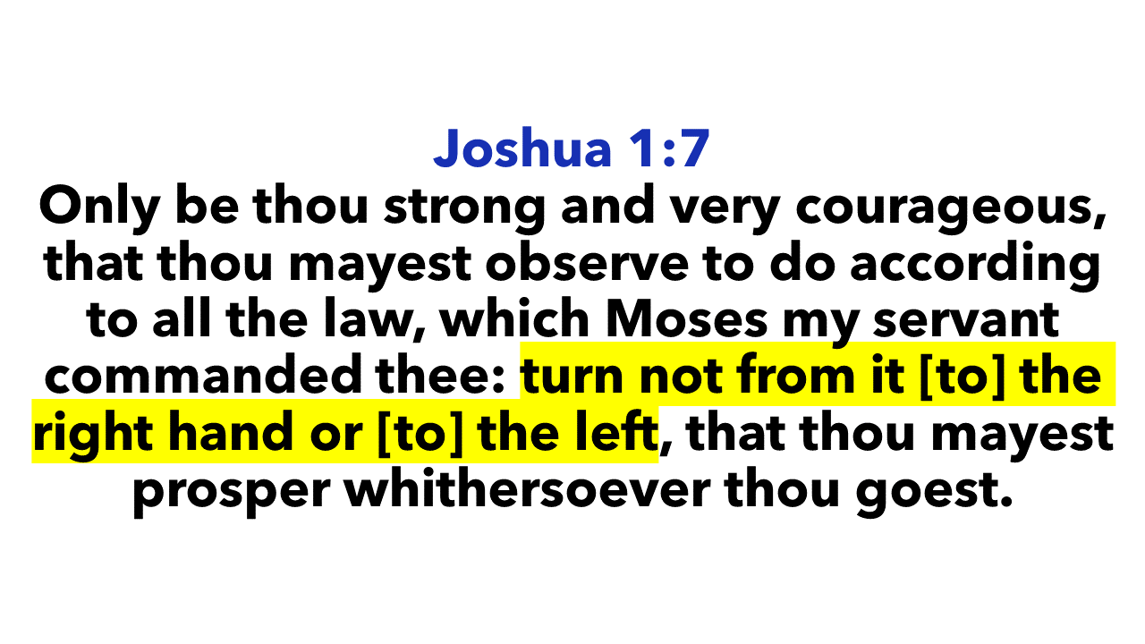 Joshua 1:7c