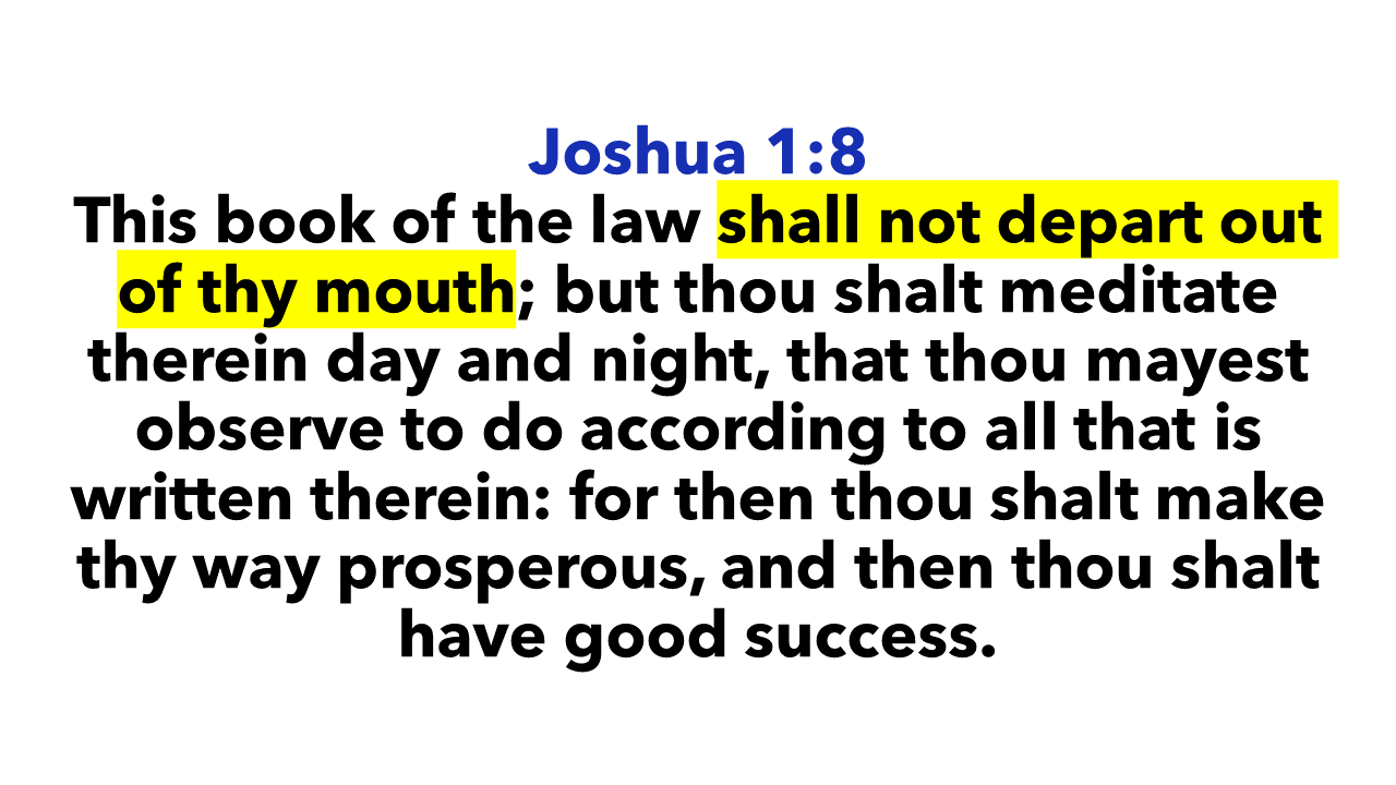 Joshua 1:8a