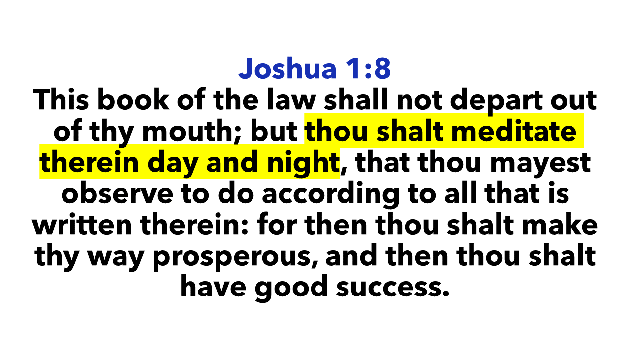 Joshua 1:8a