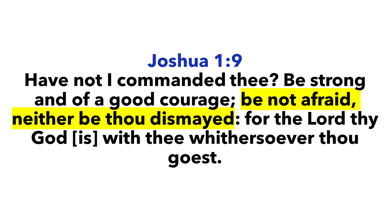 Joshua 1:9b