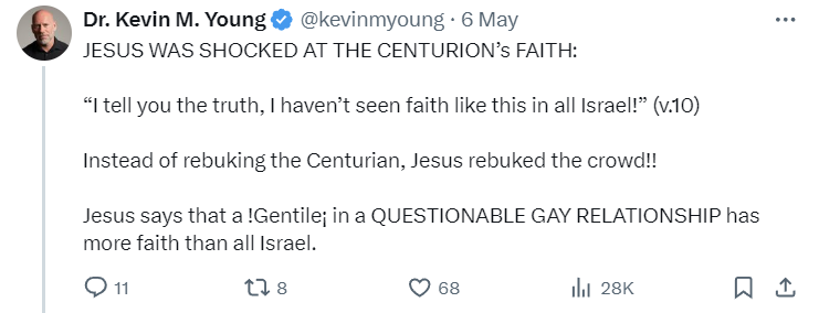 Tweet #8 Did Jesus Affirm Same Sex Love?