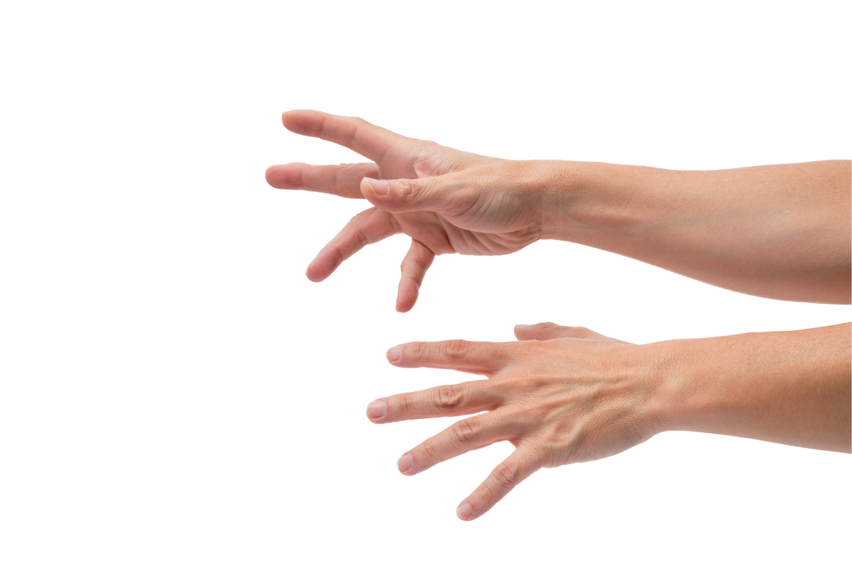 An image of arms reaching out.