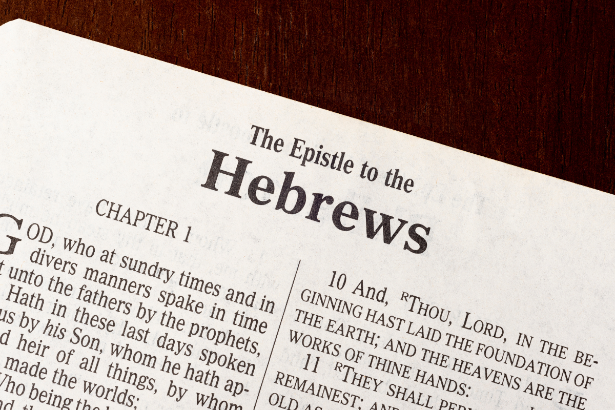 An excerpt from the Book of Hebrews.