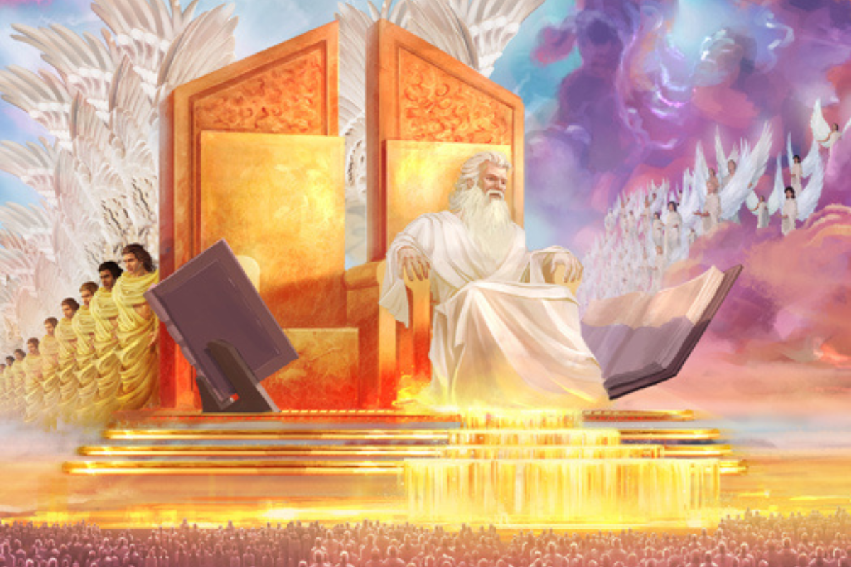 Daniel's vision of the two thrones.