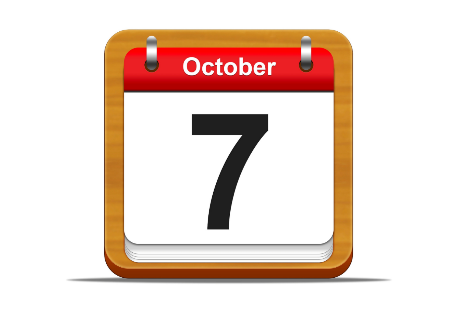 An image of October 7.