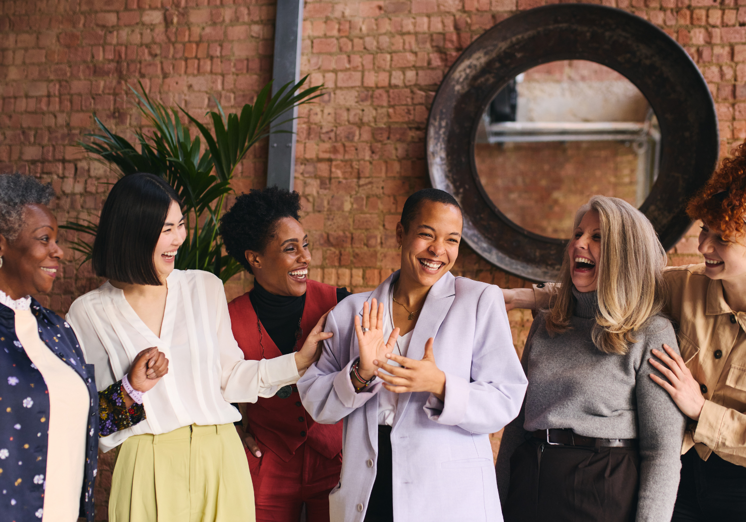 A group of women in different age groups and ethnicity.