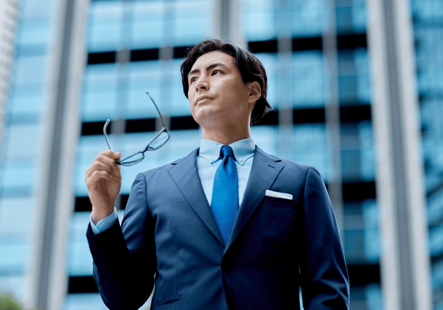 A confident businessman.