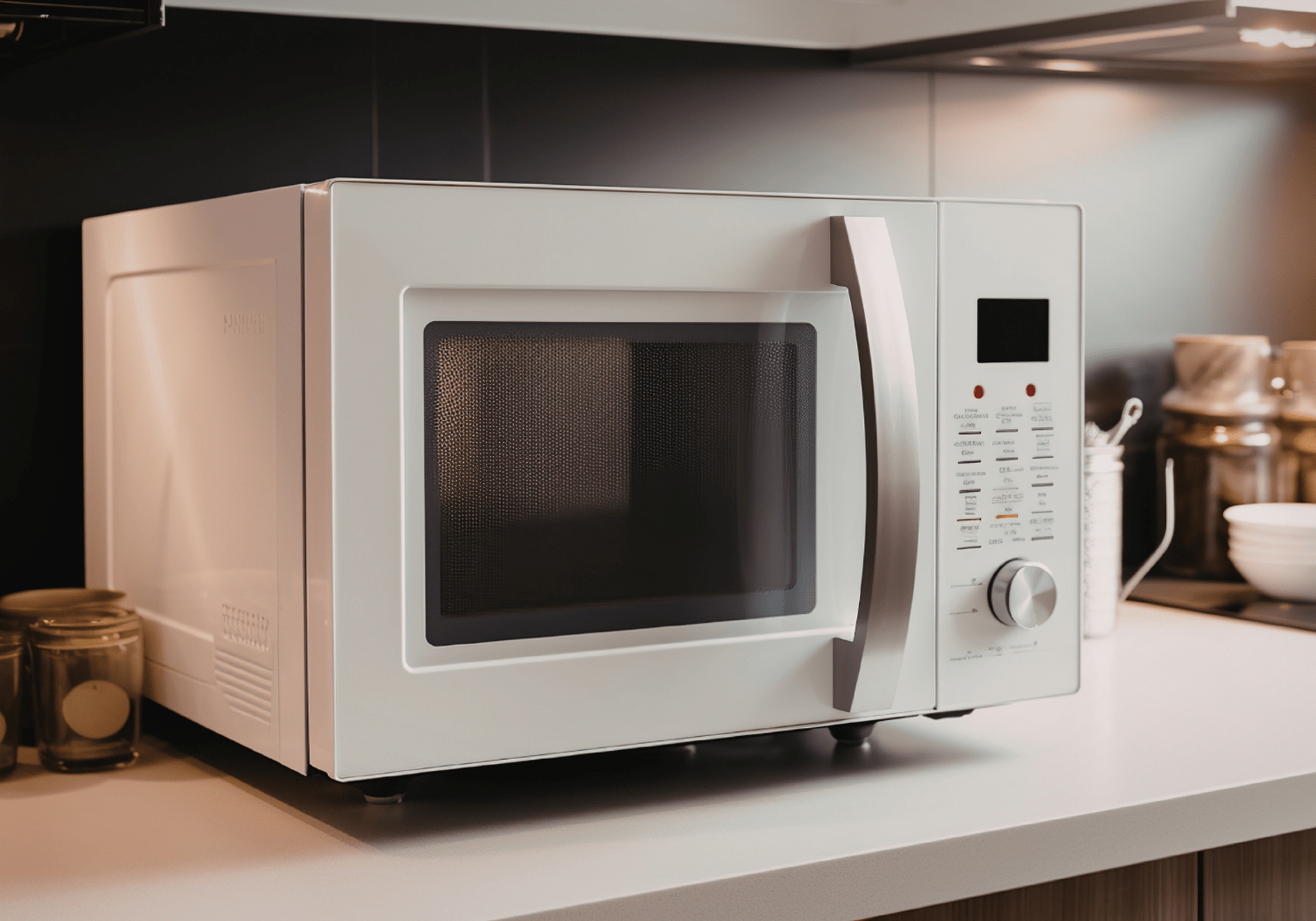 An image of a microwave oven.