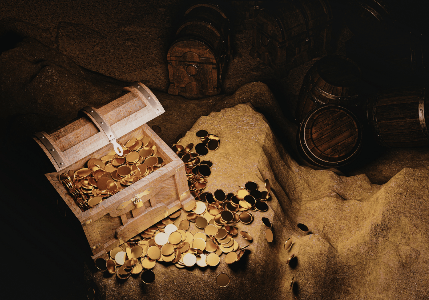 An image of hidden treasure.