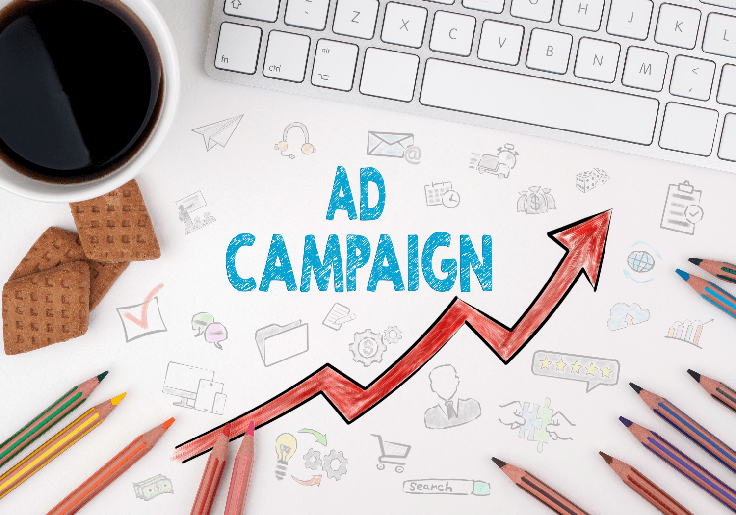 An illustration of an ad campaign.