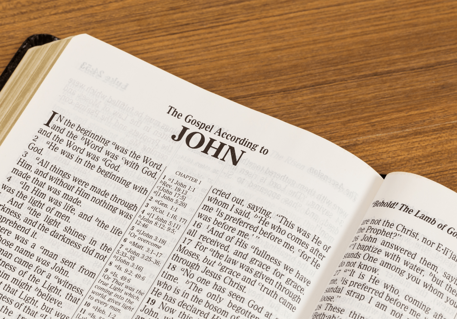 The first pae of the Gospelof John.
